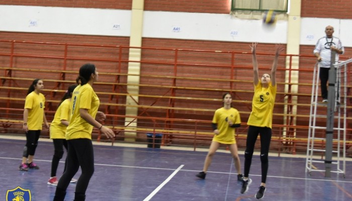 Our Junior Girls Volleyball team beat the Engomi Gymnasium 2-0.